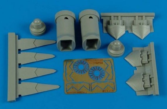 1/72 F-22A Raptor exhaust nozzles (Fujimi)