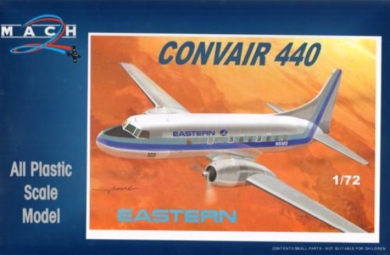 1/72 Convair 440 Decals Eastern with long radar nose