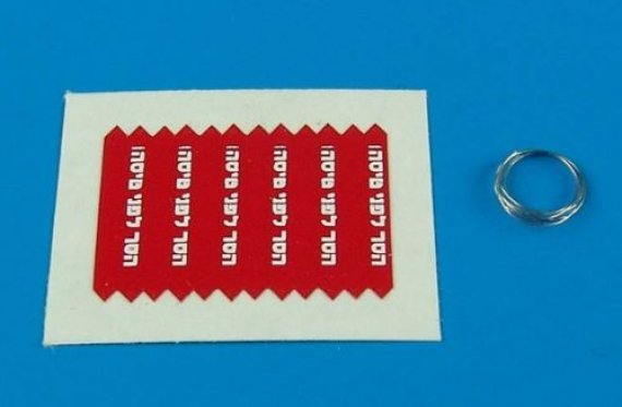 1/48 Remove before flight flags-white letter. IDF