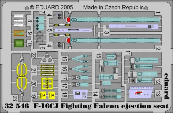 F-16CJ Fighting Falcon ejection seat  (TAM)