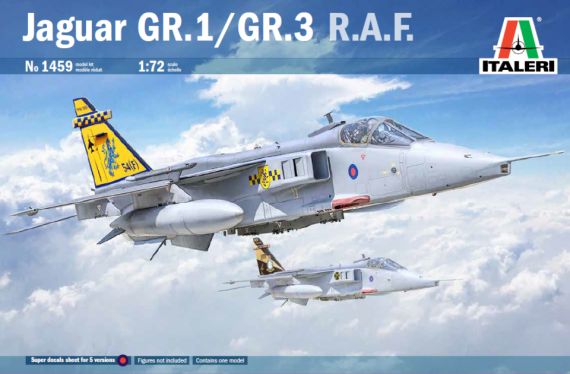 1/72 Sepecat Jaguar GR.1 / GR.3 5 schemes