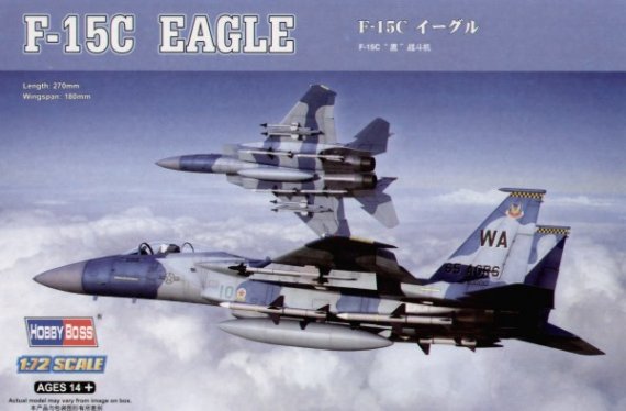Hobby Boss F-15C Eagle 1/72 Aircraft Model Kit