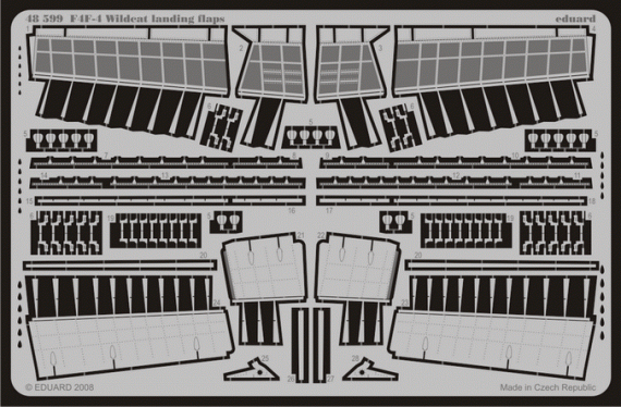 Eduard F4F-4 Wildcat landing flaps