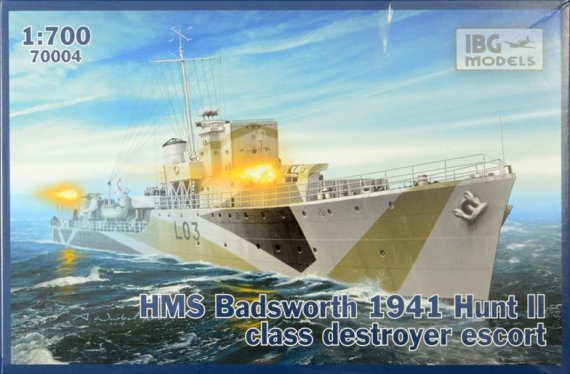 1/700 HMS Badsworth 1941 Hunt II class destroyer escort