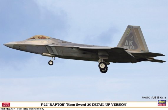 1/48 F-22 Raptor Keen Sword 25 Detail Up version