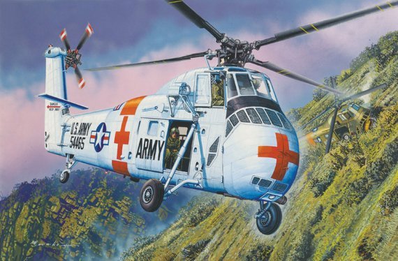 1/48 Skikorsky CH-34 US Army Rescue