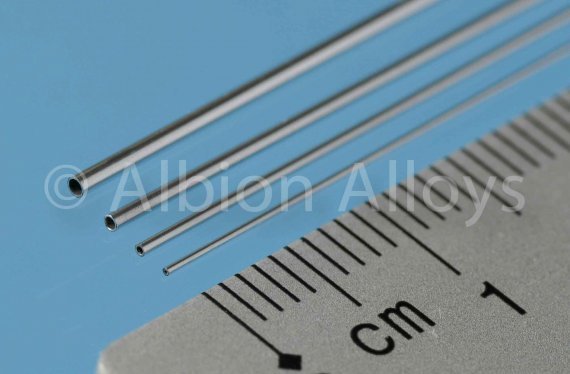 Albion Alloys Aluminium-Rohr 1x0.25mm 305mm 4er