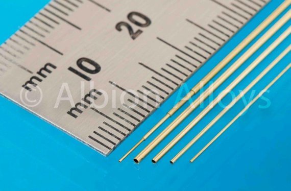 Slide Fit Tube Selection Pack0.4mm Brass Tube 0.6mm Brass Tube0.