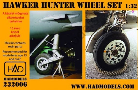 1/32 Hawker Hunter FGA.9/F.58 Wheel set