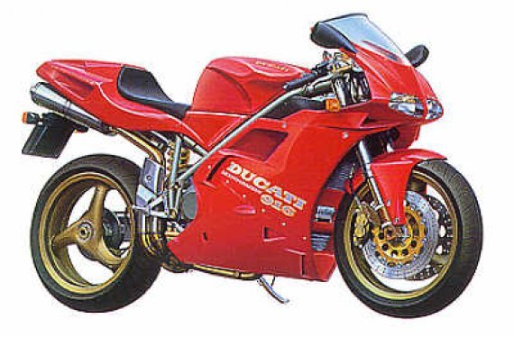 Tamiya 1/12 Ducati 916 Motorcycle Kit