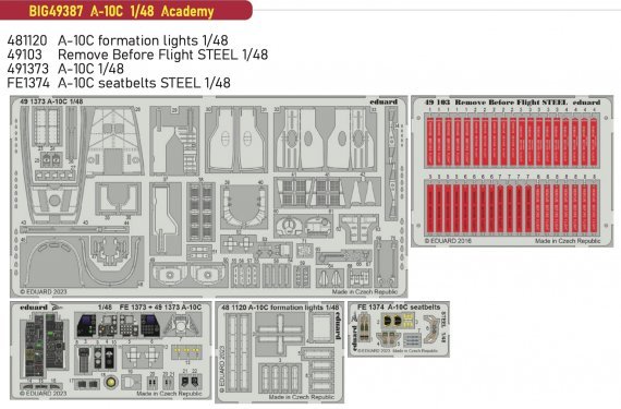 1/48 A-10C BigEd Set for Academy