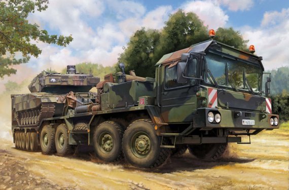 1/72 German Faun SLT-56 Tank Transporter
