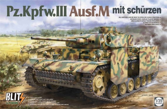 1/35 Pz.Kpfw.III Ausf.M mit schrzen