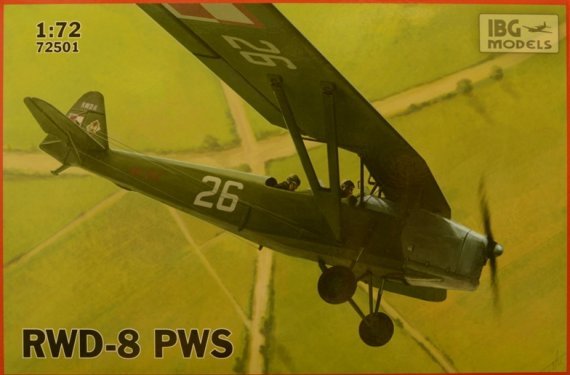 1/72 RWD-8 PWS Polish trainer plane (military version)