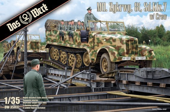 1/35 Mtl. Zgkrwg. 8t, Sd.Kfz.7 with Crew