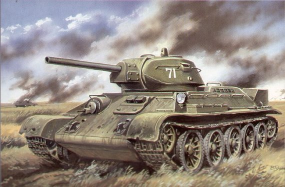 Unimodel Maquette Char T-34/76 Sovi�tique 1941 1/72