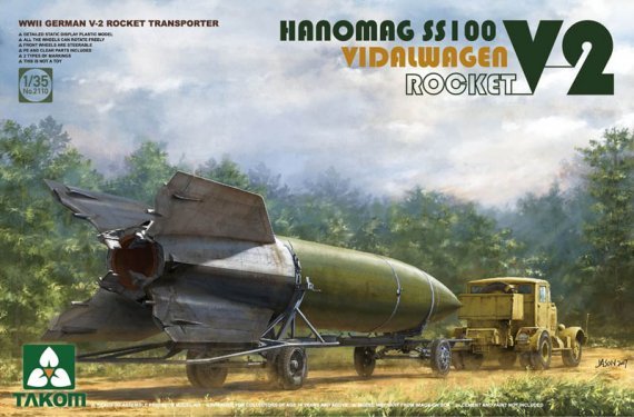 1/35 V-2 Rocket Vidalwagen Hanomag SS100