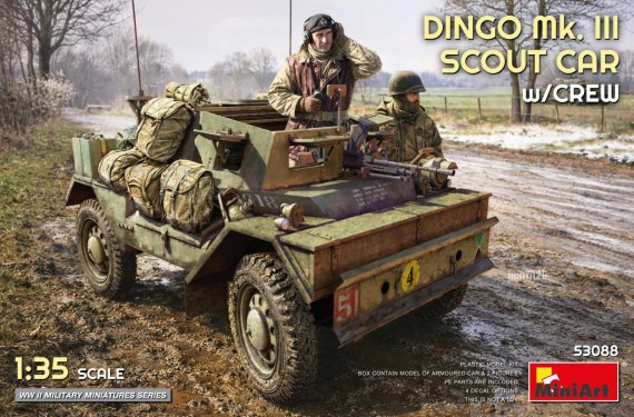 MiniArt Dingo Mk. III Scout Car avec �quipage 1/35