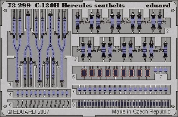 C-130H Hercules seatbelts  (ITA)