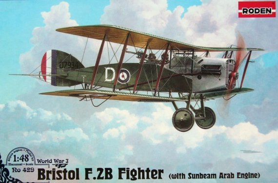 1/48 Bristol F.2B Fighter (w/ Sunbeam Arab Engine)