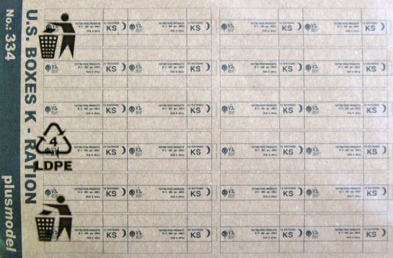 1/35 U.S. Boxes ration K