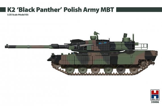 1/35 K2 Black Panther Polish Army Mbt H2K35004 + Pe Parts + Pola