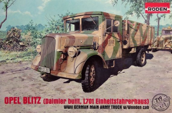 1/72 Opel Blitz (Daimler, L701 Einheitsfahrerhaus)