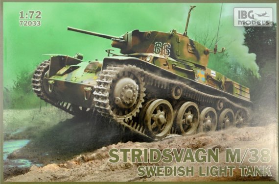 1/72 STRIDSVAGN M/38  Swedish Light Tank