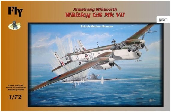 1/72 Armstrong Whitworth Whitley GR Mk.VII