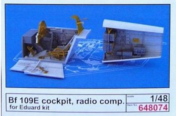 1/48 Bf 109E cockpit&radio compartm. (EDU)