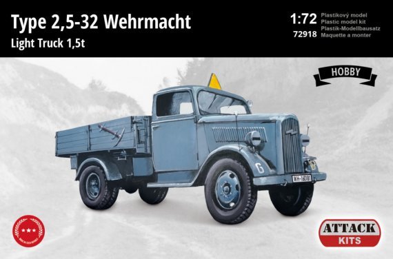 1/72 Type 2,5-32 Wehrmacht Light Truck 1,5t HOBBY