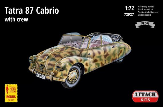 1/72 Tatra 87 Cabrio with crew