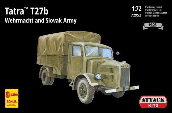 1/72 Tatra T27b Wehrmacht & Slovak Army