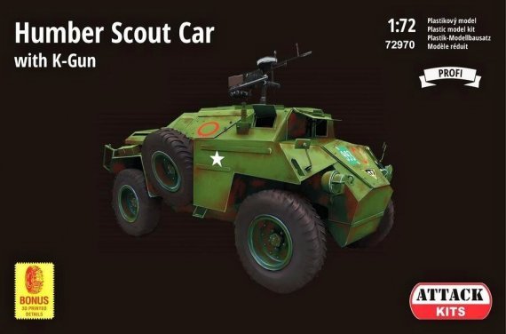 1/72 Humber Scout Car with K-Gun PROFI version