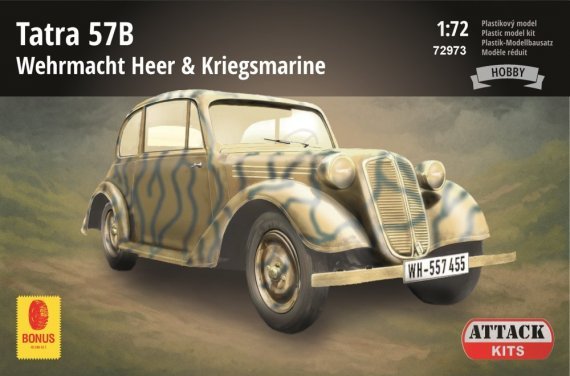 Attack 1/72 Tatra 57B Wehrmacht Heer & Kriegsmarine