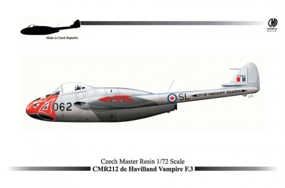 1/72 de Havilland Vampire F.3
