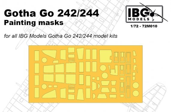 1/72 Gotha Go-242A-1/Go-244 Painting Masks for IBG