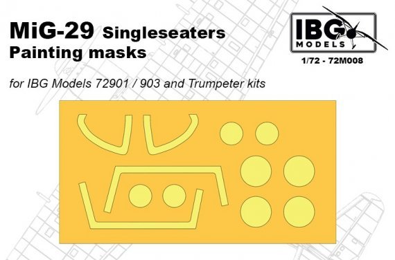 1/72 MiG-29 Painting mask