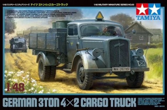 1/48 German 3ton 4x2 Cargo Truck