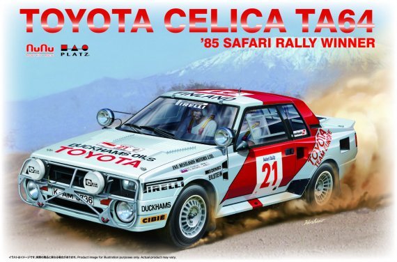 1/24 Toyota Celica TA64 1985 Safari Rally Winner