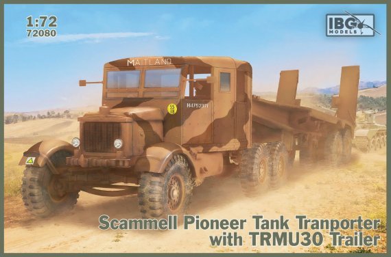 1/72 Scammell Pioneer Tank Transporter with TRCU30