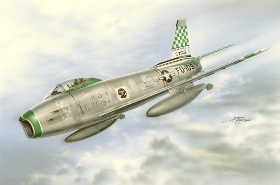 1/72 F-86H Sabre Hog in USAF service