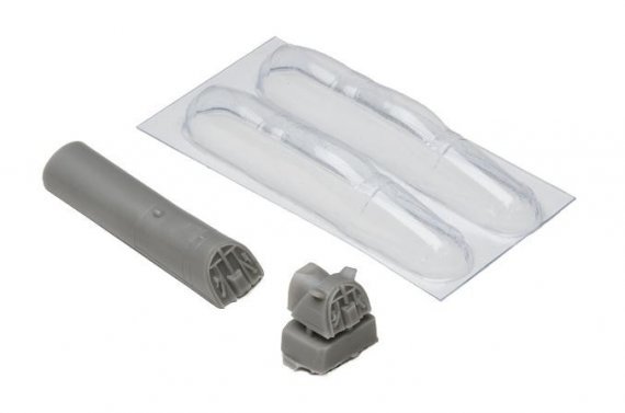 1/72 SAAB Sk37 Viggen 2-seater spine & vac canopies