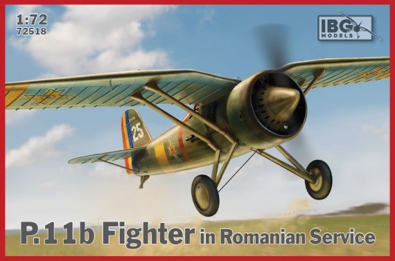 1/72 PZL P.11b Fighter Romanian Service