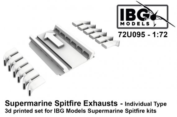 IBG Models Auspuffstutzen Spitfire Einzeltyp 1/72