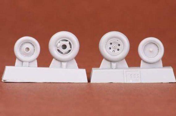 1/48 Folland Gnat T.1 wheel set