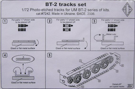 1/72 BT-2 Tracks set (UMM)