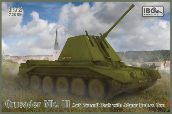 1/72 Crusader Mk.III Anti Aircraft Tank with Bofors 40mm Gun