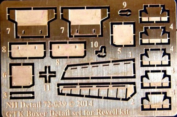 1/72 GTK Boxer (GTFZ A1) Detail Set (for Revell RV3198)