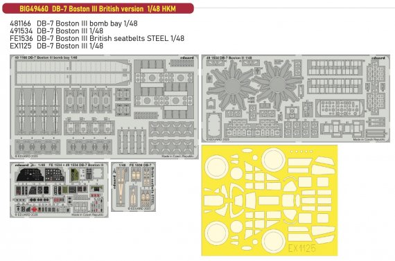 1/48 DB-7 Boston III British version for HKM BigEd Set